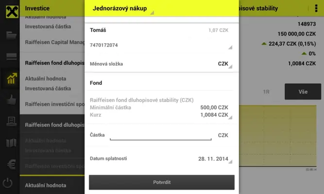 eKonto android App screenshot 2